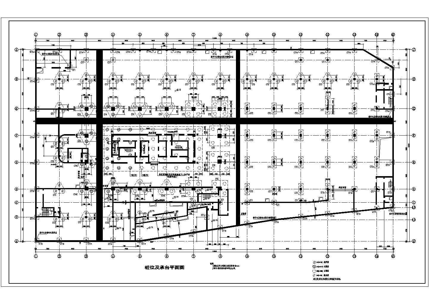 某地基础及地下室建筑结构图（全套）