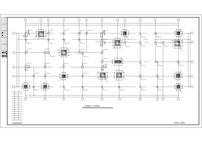 框剪力墙高层建筑cad详细施工设计图纸_图1