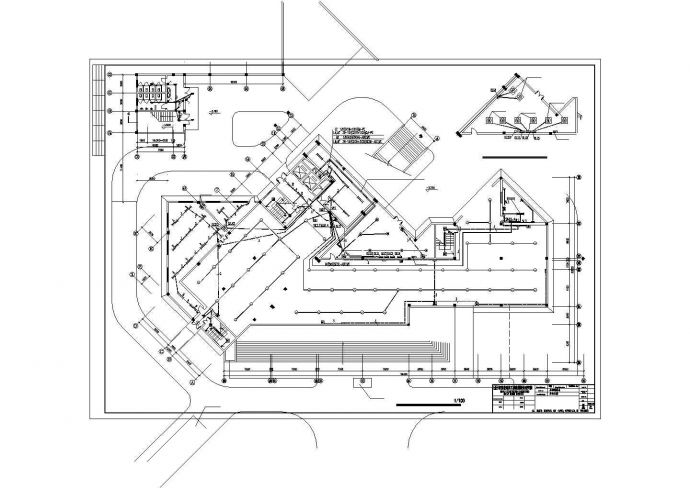 某地区办公大楼电气CAD施工图纸_图1