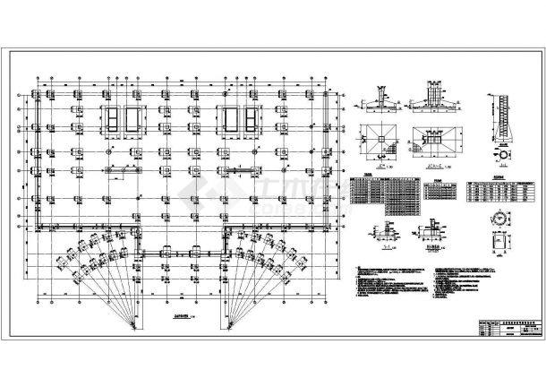 某地18层框架剪力墙结构住宅全套结构施工图-图一