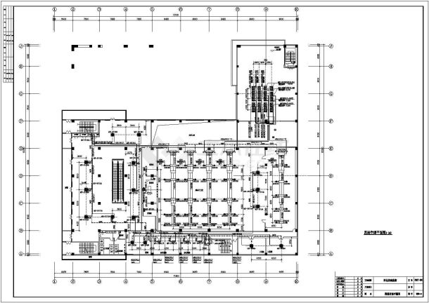 某商业街空调系统设计cad施工方案图-图二