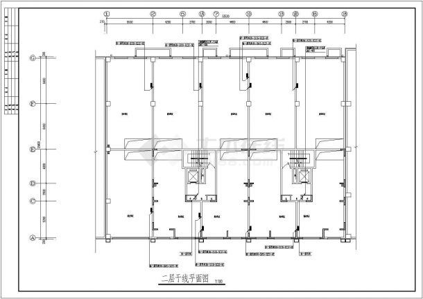 某二十五层一类高层商住楼电气全套施工图-图二