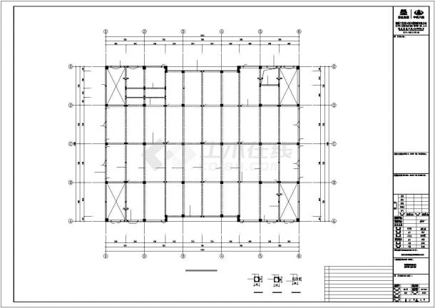 两层展厅结构建筑施工图纸（共13张）-图一