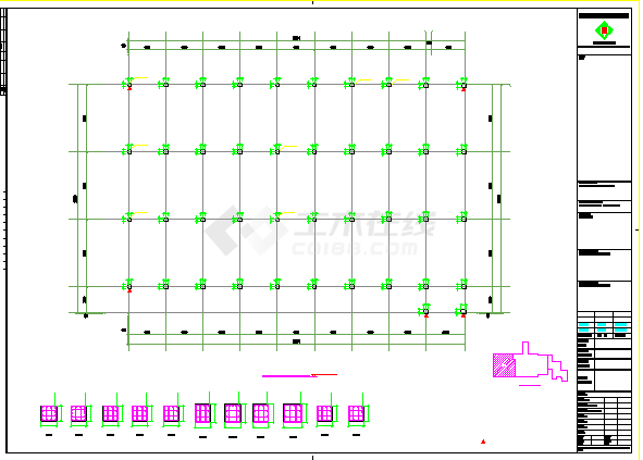 某框架结构酒店结构施工图纸（全套）-图二