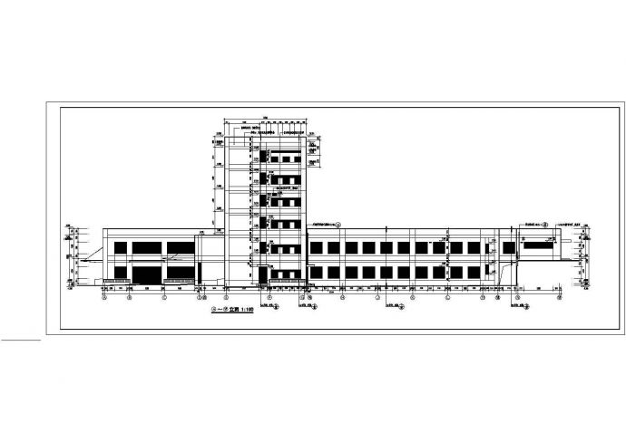 某传染病医院全套建筑设计施工图纸42张_图1