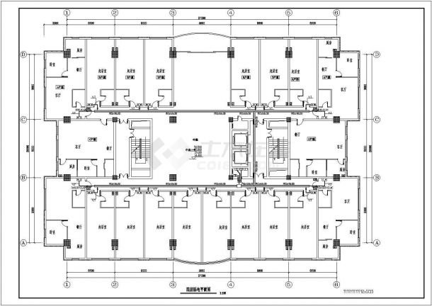 某十八层综合楼电气设计CAD施工图-图二