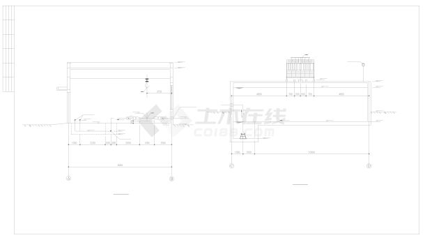 某工厂循环水泵站工艺设计施工图-图二