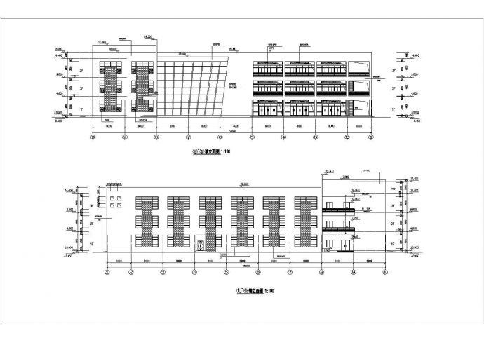 高教园区服务中心大楼空调设计cad平面施工图_图1