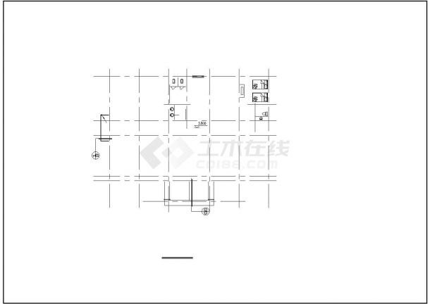 酒店建筑设计方案及施工CAD全套图纸-图二