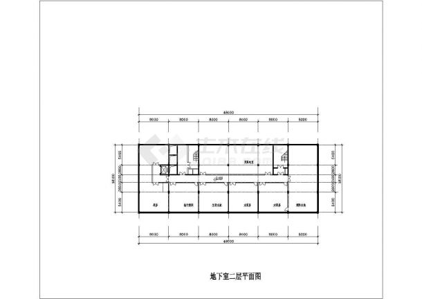 酒店建筑施工及设计方案全套CAD平面图纸-图一