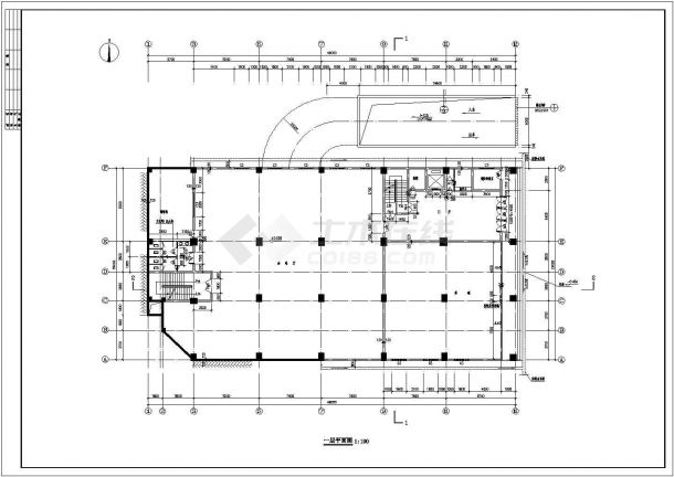 某综合楼施工及设计方案全套CAD图纸-图二
