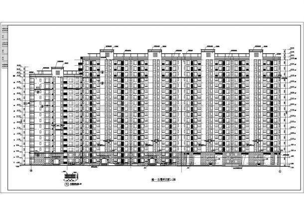 某地区某18层住宅楼建筑设计施工图-图二