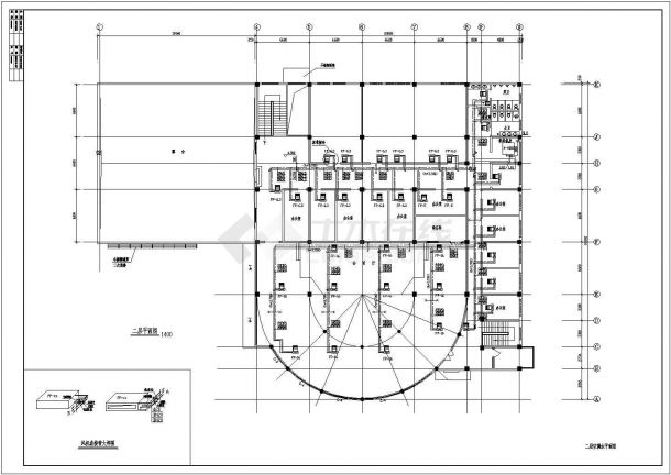 某地区大型活动中心中央空调电气设计施工图-图二