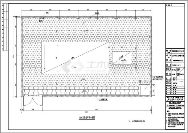 某25立方米柴油埋地罐项目结构施工图-图一