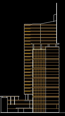 高层高层综合楼建筑设计_图1