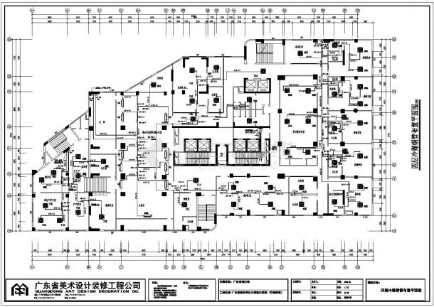 四层办公楼多联机空调系统设计施工图-图一