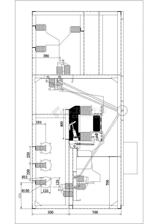 xgn2接线电气原理图纸（共4张）-图二