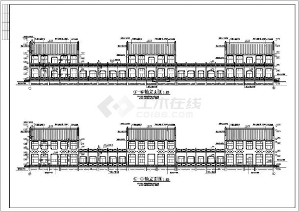 某地区某二层楼咖啡厅建筑设计施工图-图一