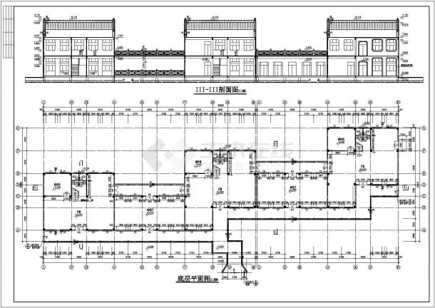 某地区某二层楼咖啡厅建筑设计施工图-图二