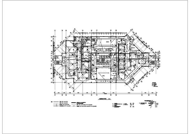 某医院手术室布线电气设计方案cad图-图二