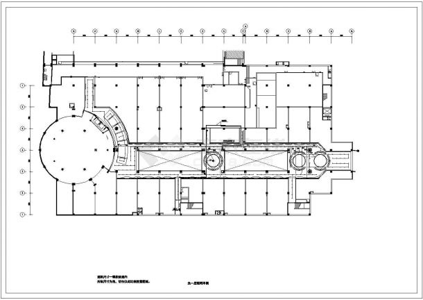 商场公共空间电气设计CAD施工图-图二