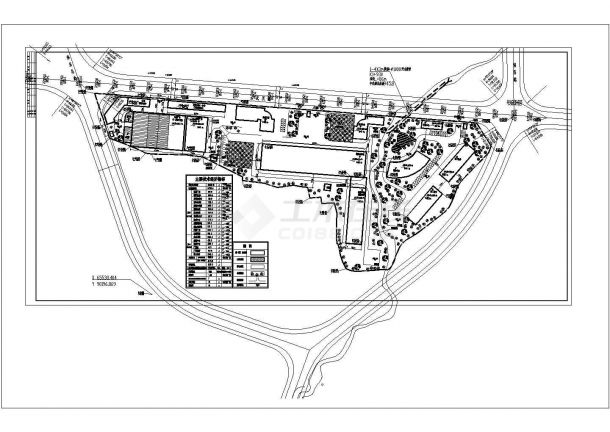 某工业厂区总平面建筑规划设计布置图-图一