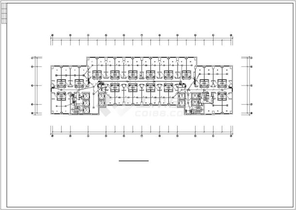星级大饭店全套电气设计施工CAD图-图二