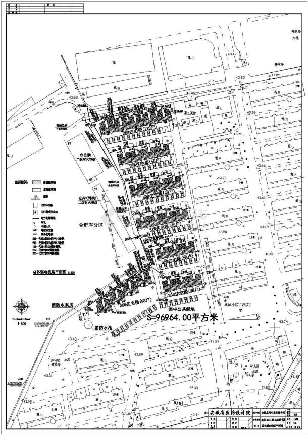 某住宅小区电气室外管线工程施工图纸-图一