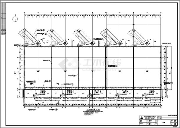 吴江市某2层框架结构厂房建筑设计施工图-图二