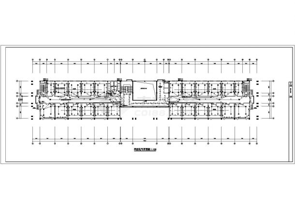 某五层办公楼电气设计CAD施工图-图一