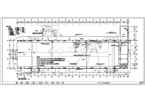 两层办公楼电气设计方案CAD施工图-图一