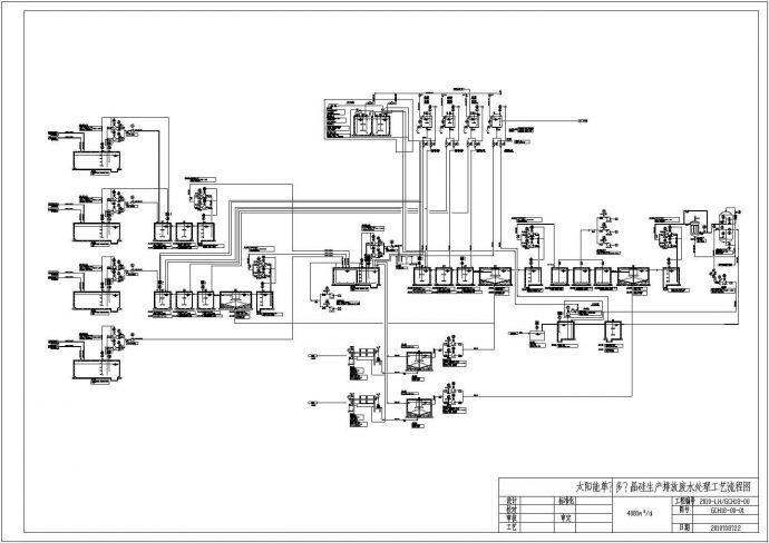 太阳能电池生产废水处理工艺流程图_图1