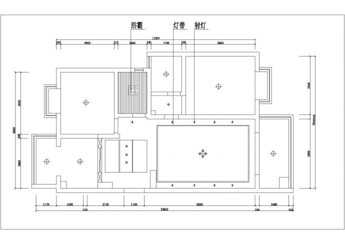 较为简洁的欧式风格的三室一厅装修设计图_图1