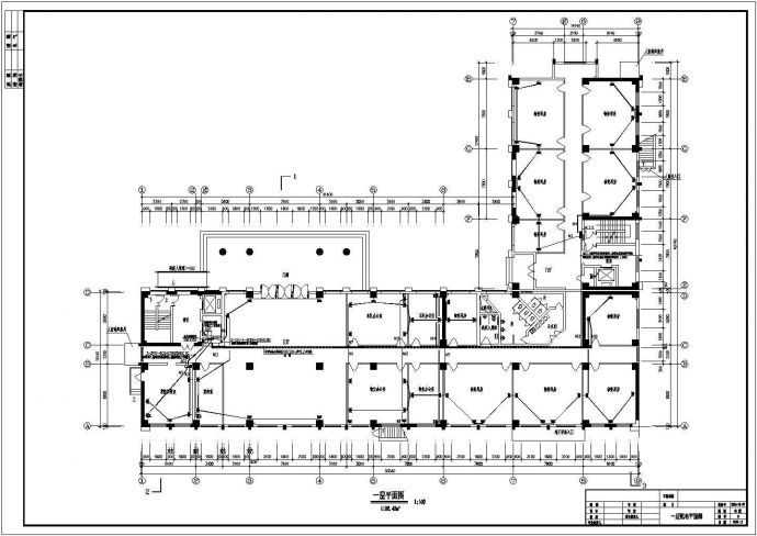 十三层办公楼强电气设计CAD施工图_图1