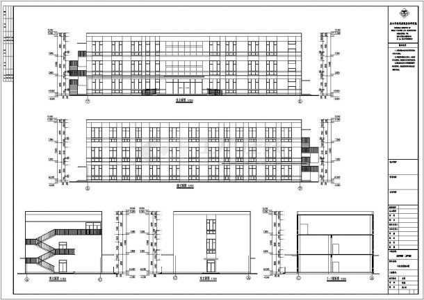 唐山丰润区中材新建综合楼三层的暖通设计施工图-图一