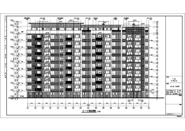 某地上10层住宅建筑设计施工图纸-图二