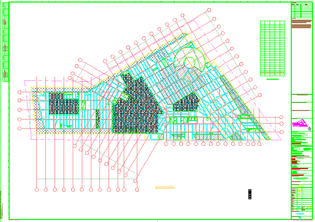 二十二层酒店结构平面设计图纸（全套）_图1