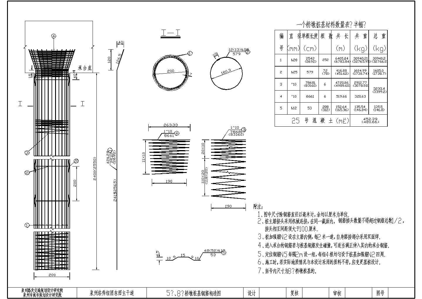 百琦湖大桥全套图纸51+80+51m钢管砼系杆拱桥2