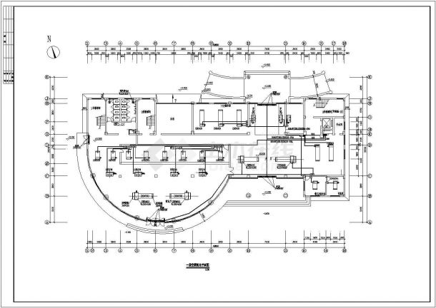 德山供电分局电气设计CAD施工图-图一