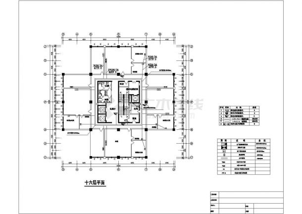 高层写字楼综合电气设计CAD施工图-图二