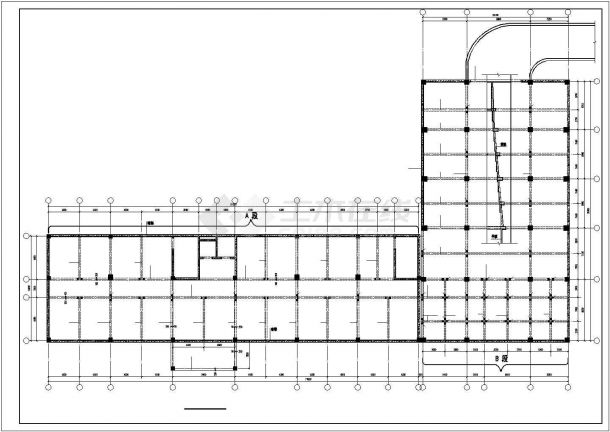 影院结构设计建筑施工图纸（共10张）-图一
