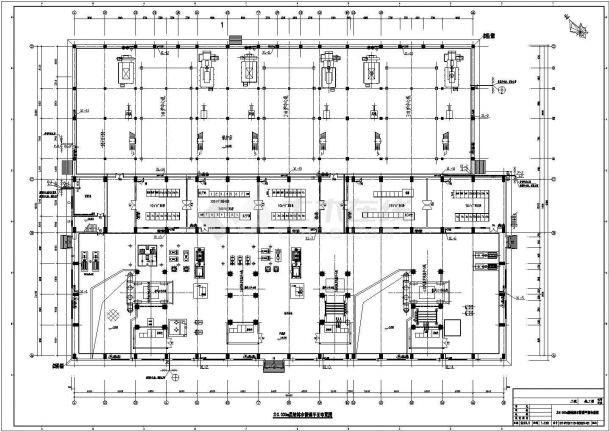某单位四层框架结构厂房给排水消防设计图-图一