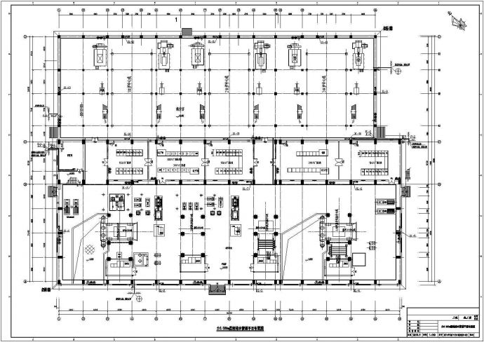 某单位四层框架结构厂房给排水消防设计图_图1