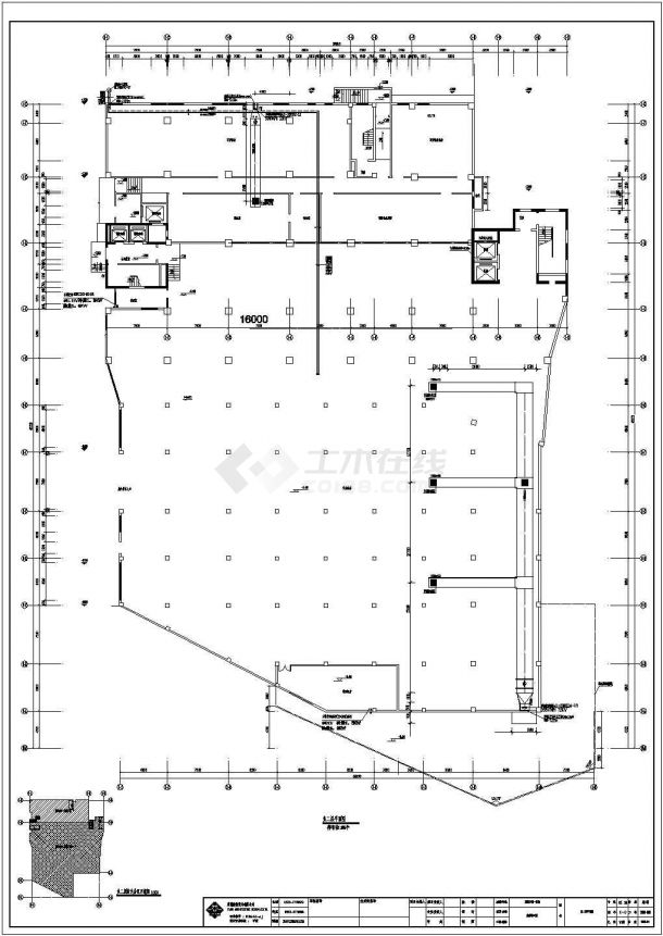 淄博市第一人民医院病房楼空调设计图纸-图一