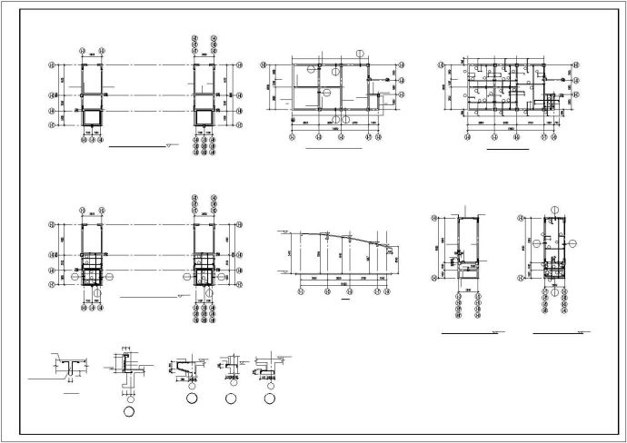 短肢剪力墙小高层住宅结构施工图纸_图1