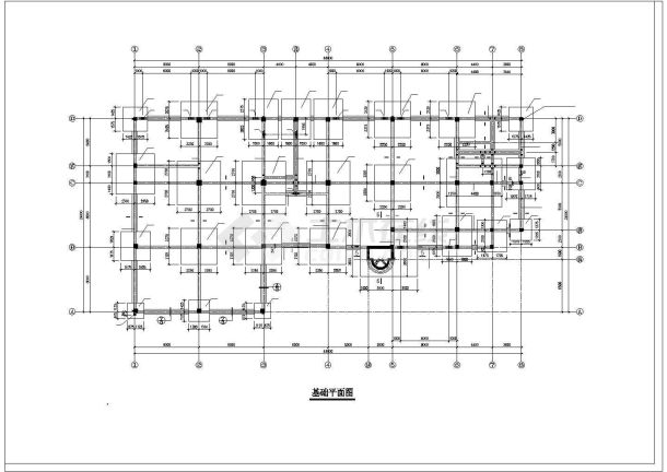 办公大楼结构设计图纸（共16张）-图一