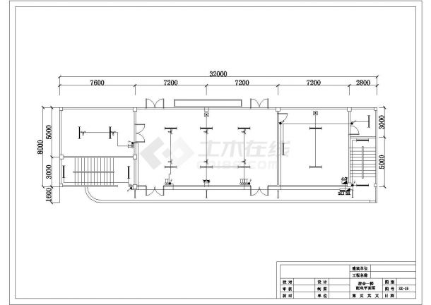 六层厂房车间电气设计CAD施工图-图一
