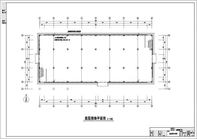 二层厂房车间电气设计CAD施工图_图1