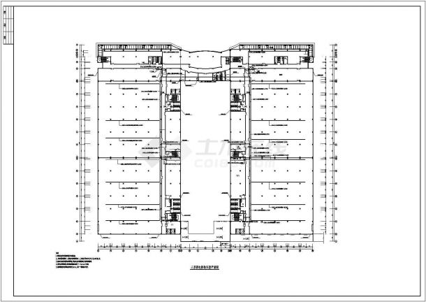 厂房电气设计方案CAD平面施工图-图二