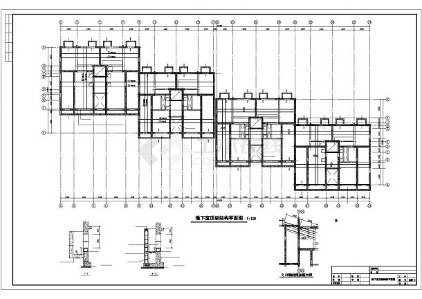 高层住宅楼结构设计图纸（共21张）-图二